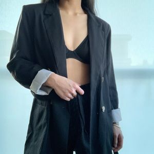 Brand new waist tie blazer